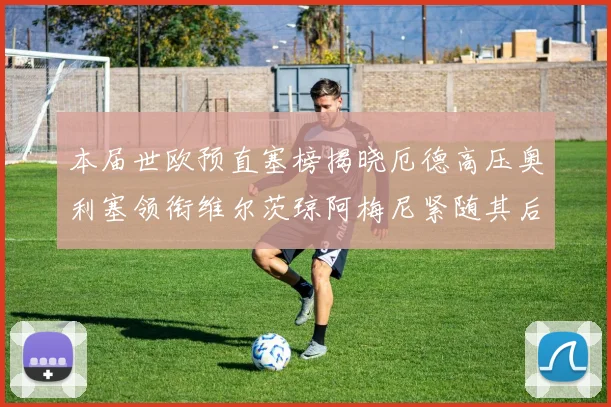 本届世欧预直塞榜揭晓厄德高压奥利塞领衔维尔茨琼阿梅尼紧随其后